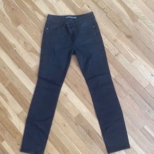 Black skinny Mia mid rise express jeans